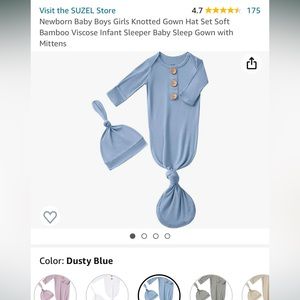 Suzel pajamas; size 0-3 months; like new